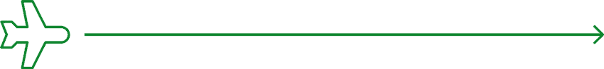 Un símbolo de corazón verde con un fondo de cómo llegar a Alozaina.
